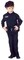 The Costume Center Black Policeman Set Boy Child Halloween Costume - Medium